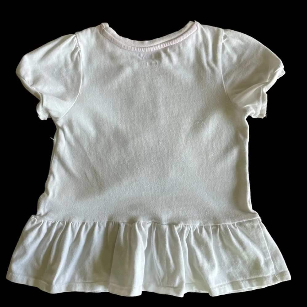 Gymboree White and Pink Girls Tops